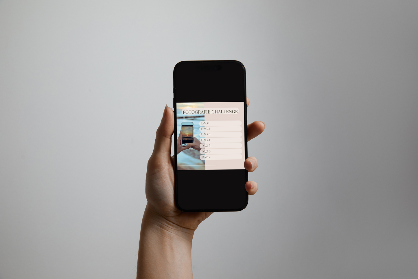 Gratis 7-dagen fotografie challenge voor beginners – leer fotograferen met je smartphone en verbeter dagelijks je fotografieskills met praktische opdrachten.